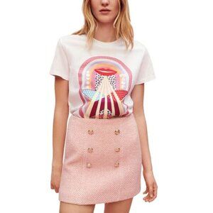Maje Wool-Blend Skirt